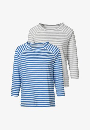 2 PACK - Pitkähihainen paita - blau/grau