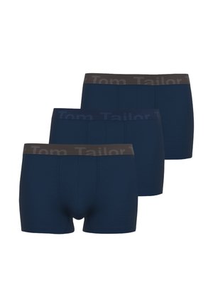 3ER PACK - Trunks - blau dunkel uni