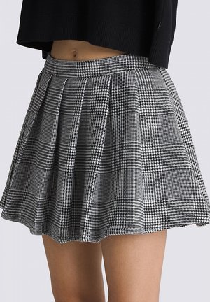 NINA PLAID SKI - Falda acampanada - schwarz