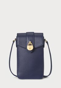 LEATHER TANNER CROSSBODY TECH CASE - Bolsa para telemóvel - refined navy