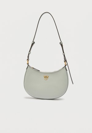 HALF MOON MINI - Kabelka - grigio perla/antique gold-coloured