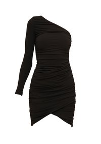 EVIE ASYMMETRIC MINI - Kokteiļkleita/ballīšu kleita - black