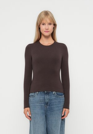 SEAMLESS BABY TEE - Hosszú ujjú felső - brown