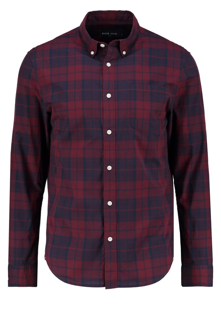 Pier One Skjorte dark bluebordeaux Zalando.no Pier One Skjorte dark bluebordeaux Zalando.no