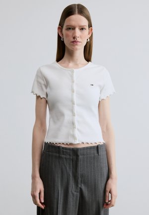 T-shirt con stampa - ecru