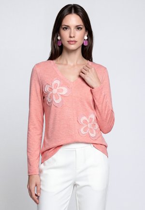 usha, Langarmshirt - fresh salmon pink
