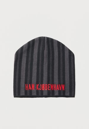 LOGO STRIPED - Muts - dark grey/black
