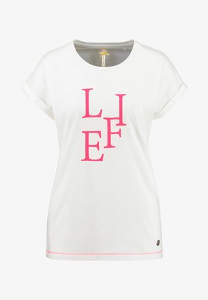 Print T-shirt - weiss