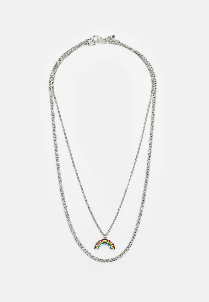 Jack & Jones JACPRIDE NECKLACE UNISEX 2 PACK - Κολιέ - silver/coloured/birch