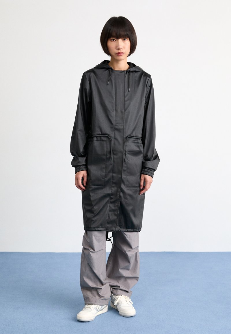 Rains - STRING UNISEX - Parkas - black grain, Förstora