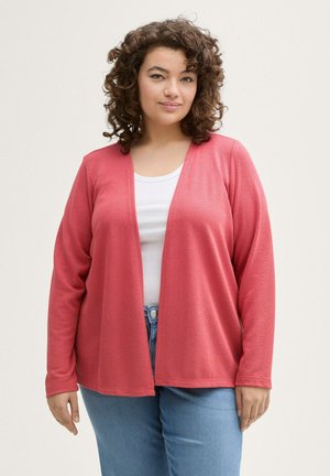 BASIC  - Strickjacke - berry red