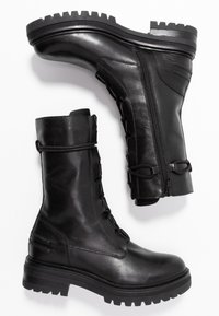 Zign Botines con plataforma - black