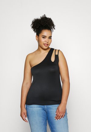 ONLY Curve ONCTHEA ONE SHOULDER  - Top - black