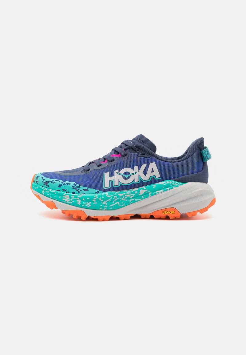 HOKA SPEEDGOAT 6 - Chaussures de running - varsity blue/meteor