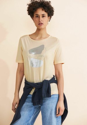 Street One T-shirt con stampa - beige
