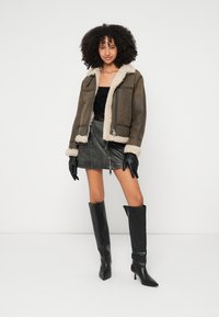 AllSaints LOREL VINTAGE JACKET - Kožená bunda - brown