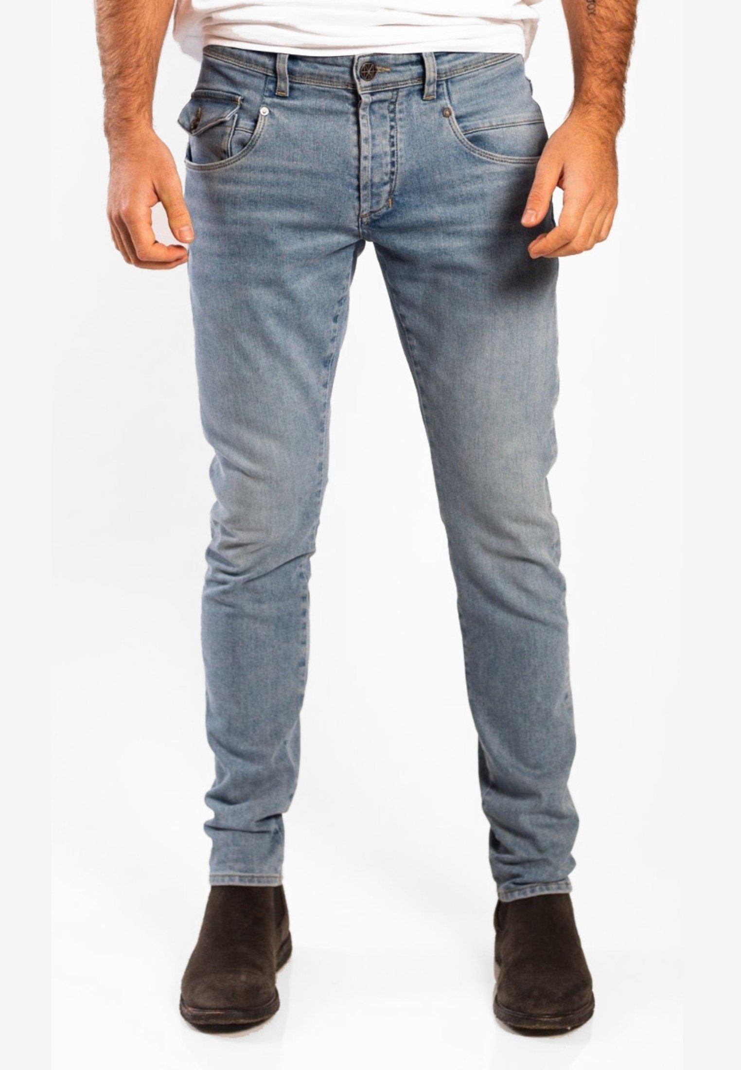 Frame Denim L'HOMME - Slim fit jeans - deco/grey - Zalando.co.uk