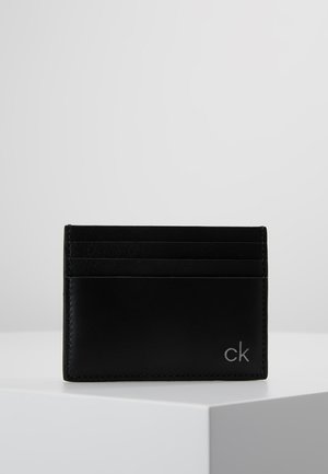SMOOTH CARDHOLDER - Visitkortsfodral - black