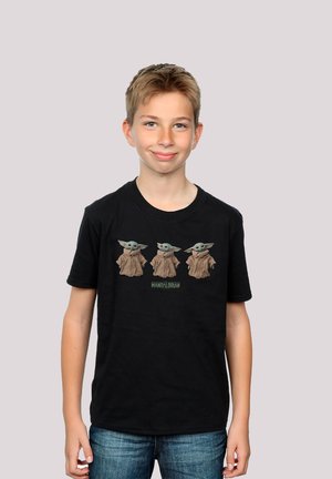 F4NT4STIC, STAR WARS THE MANDALORIAN BABY YODA - KRIEG DER STERNE F - T-shirts print - black