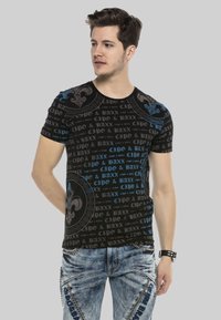 Cipo & Baxx MIT LOGO PRINT - T-shirt print - schwarz