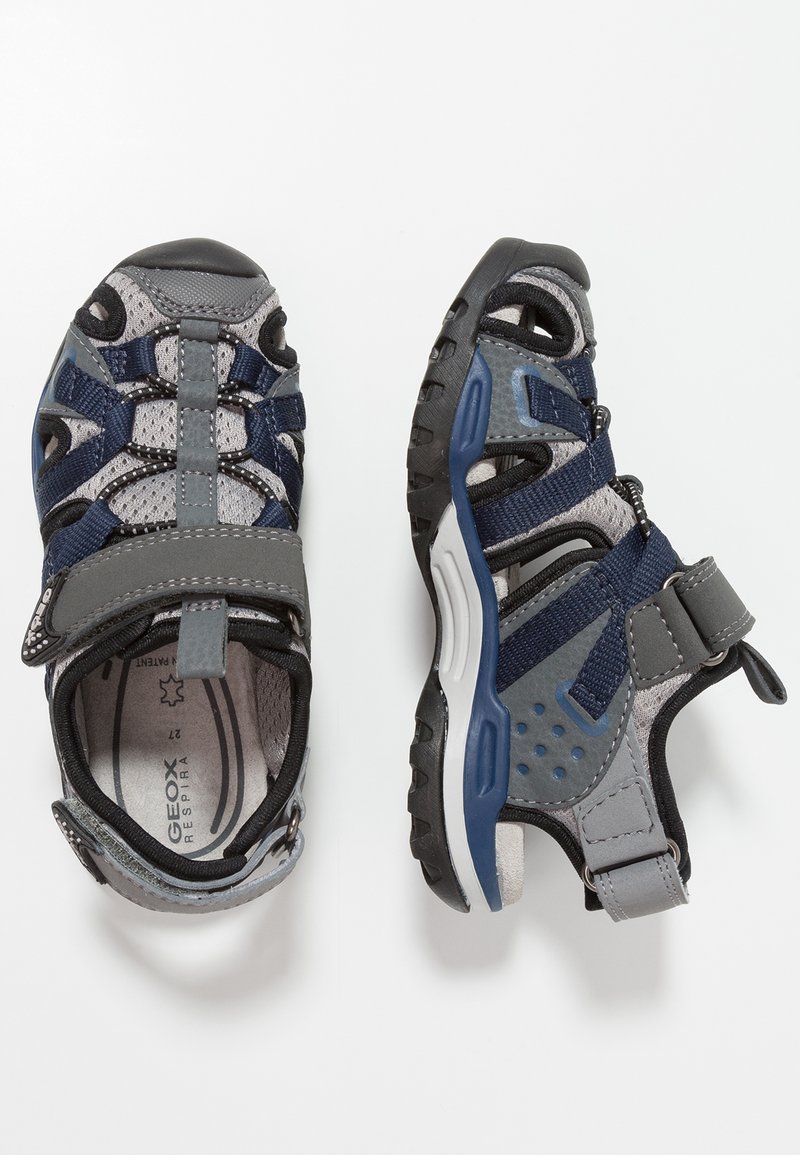 Geox - BOREALIS - Sandales de randonnée - dark grey/navy, Agrandir