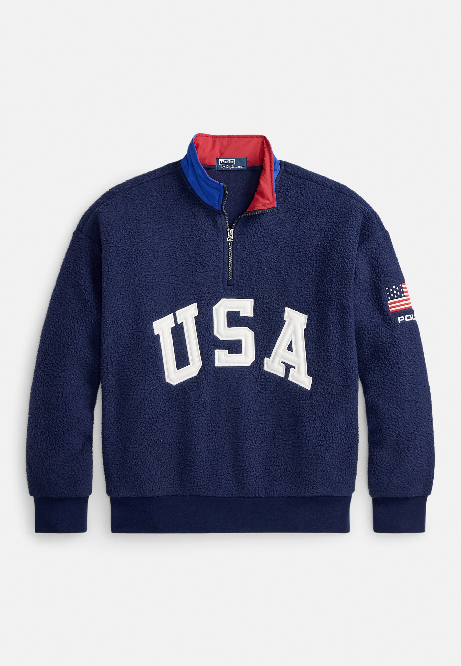 Polo Ralph Lauren RELAXED FIT FLAG FLEECE PULLOVER UNISEX - Suéter