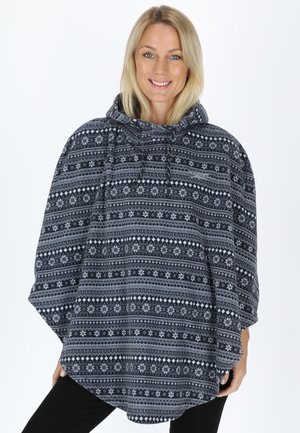 Swedemount IDRE PONCHO II W - Cape - dk navy light blue