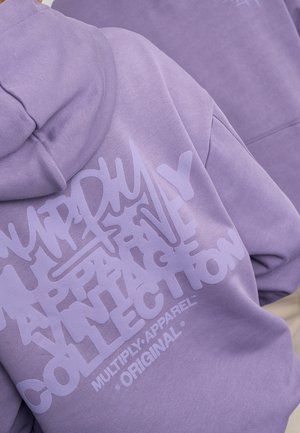 Felpa con cappuccio - purple
