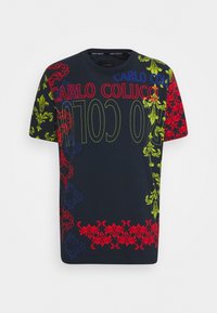 Carlo Colucci Camiseta estampada - dark blue
