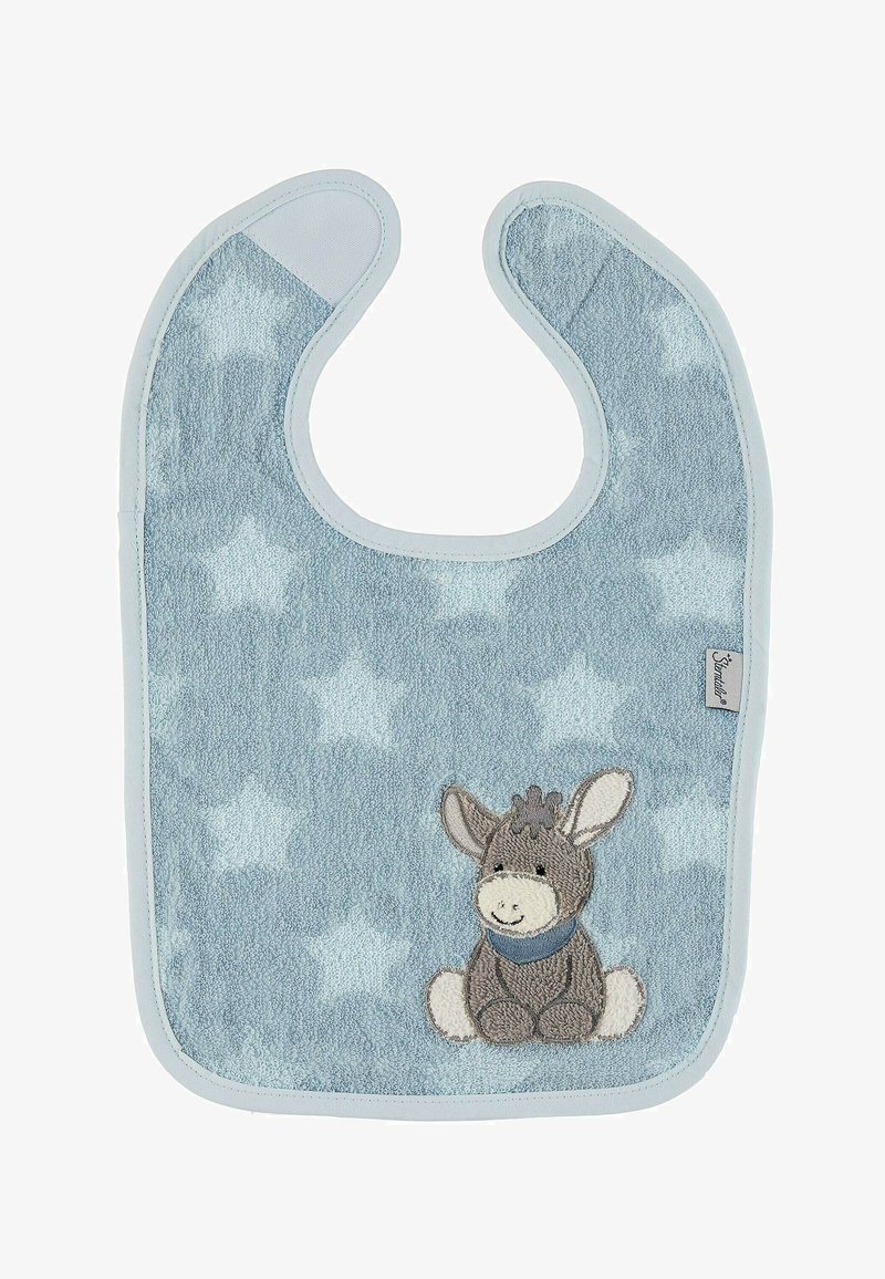 Sterntaler Velcro bib waterproof Emmi - Lätzchen - mittelblau