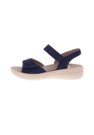 GIULIA HALLUX - Wedge sandals - marine