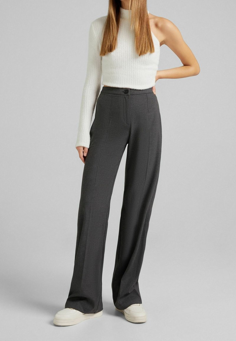 Bershka Zalando Pantalon Taille Haute Pantalon Large Zalando