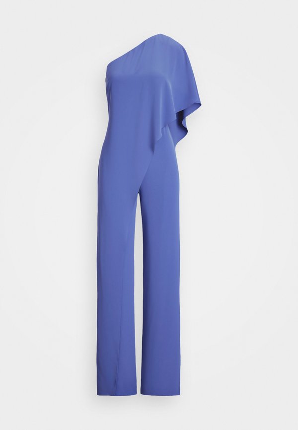 CAPE GEORGETTE ONE SHOULDER JUMPSUIT - Jumpsuit - soft lazuli3