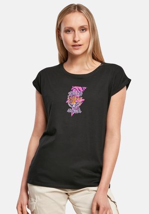 CLASSIC ROLL UP D-WILD - Print T-shirt - black