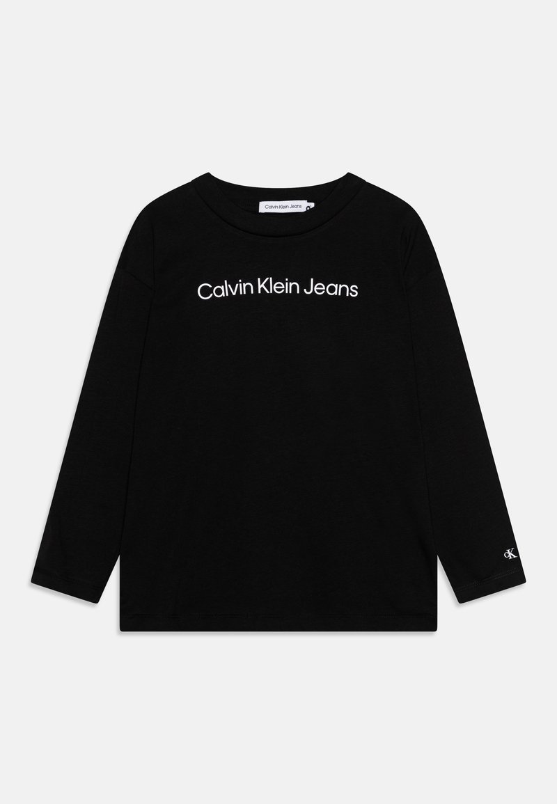 Calvin Klein Jeans - LOGO RELAXED UNISEX - Langarmshirt - black, Vergrößern