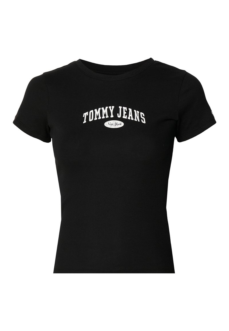 Tommy Jeans T-shirt print zwart Tommy Jeans T-shirt print zwart