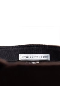 NTHIRTYTHREE N33 BASEBALL AUS KASCHMIR - Cap - dunkelbraun