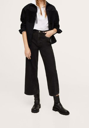 Mango Kids, Jean bootcut - black denim