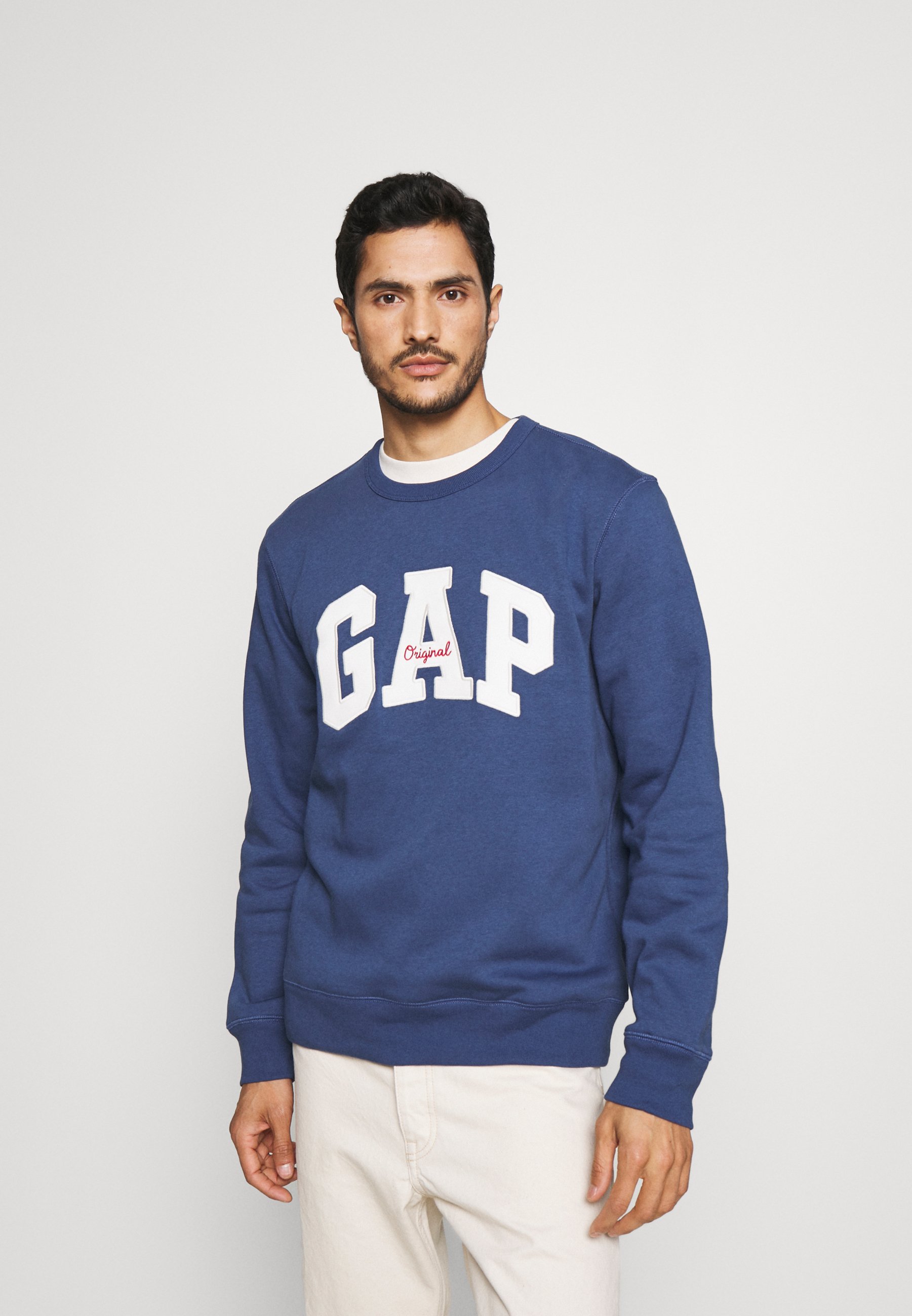 GAP ORIGINAL ARCH CREW - Sudadera - blue shade/azul - Zalando.es