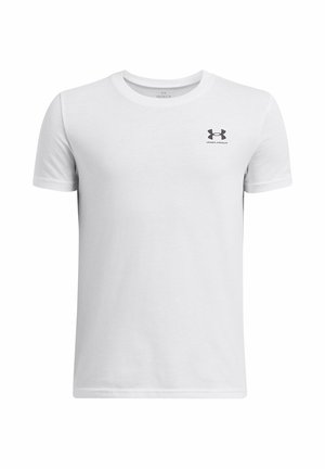 Under Armour SPORTSTYLE - Sports T-shirts - white