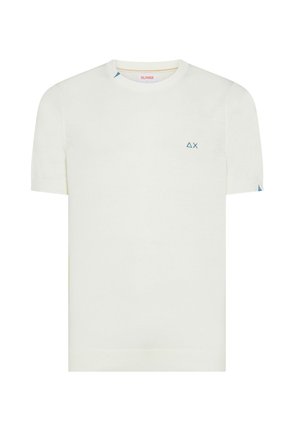 Sun68, SWEATER  - T-shirt basic - bianco panna