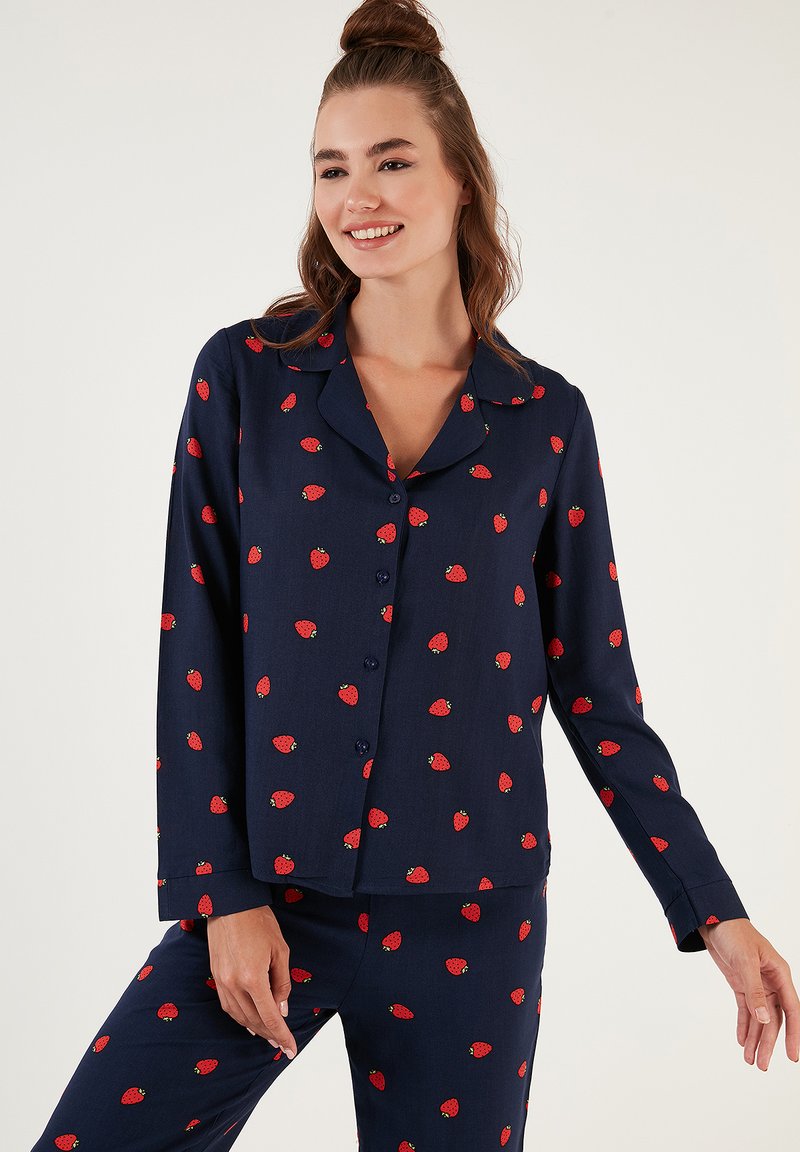 LELA REGULAR FIT - Pizsama szett - dark blue