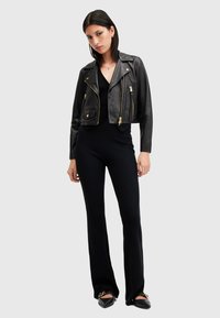 AllSaints ELORA BIKER - Nahkatakki - black gold