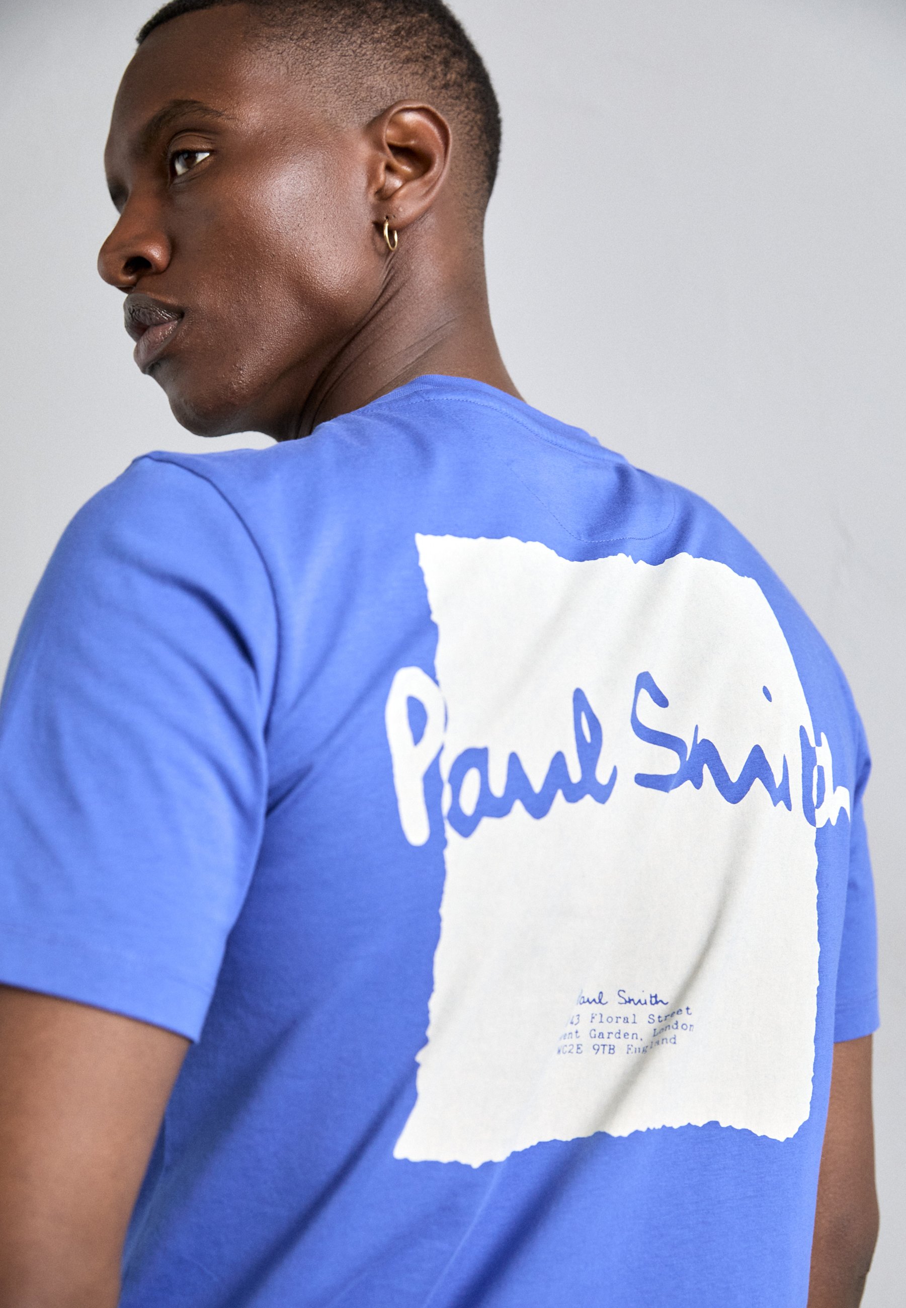 Paul Smith LOGO - Print T-shirt - blue/light blue - Zalando Paul Smith LOGO - Print T-shirt - blue/light blue - Zalando