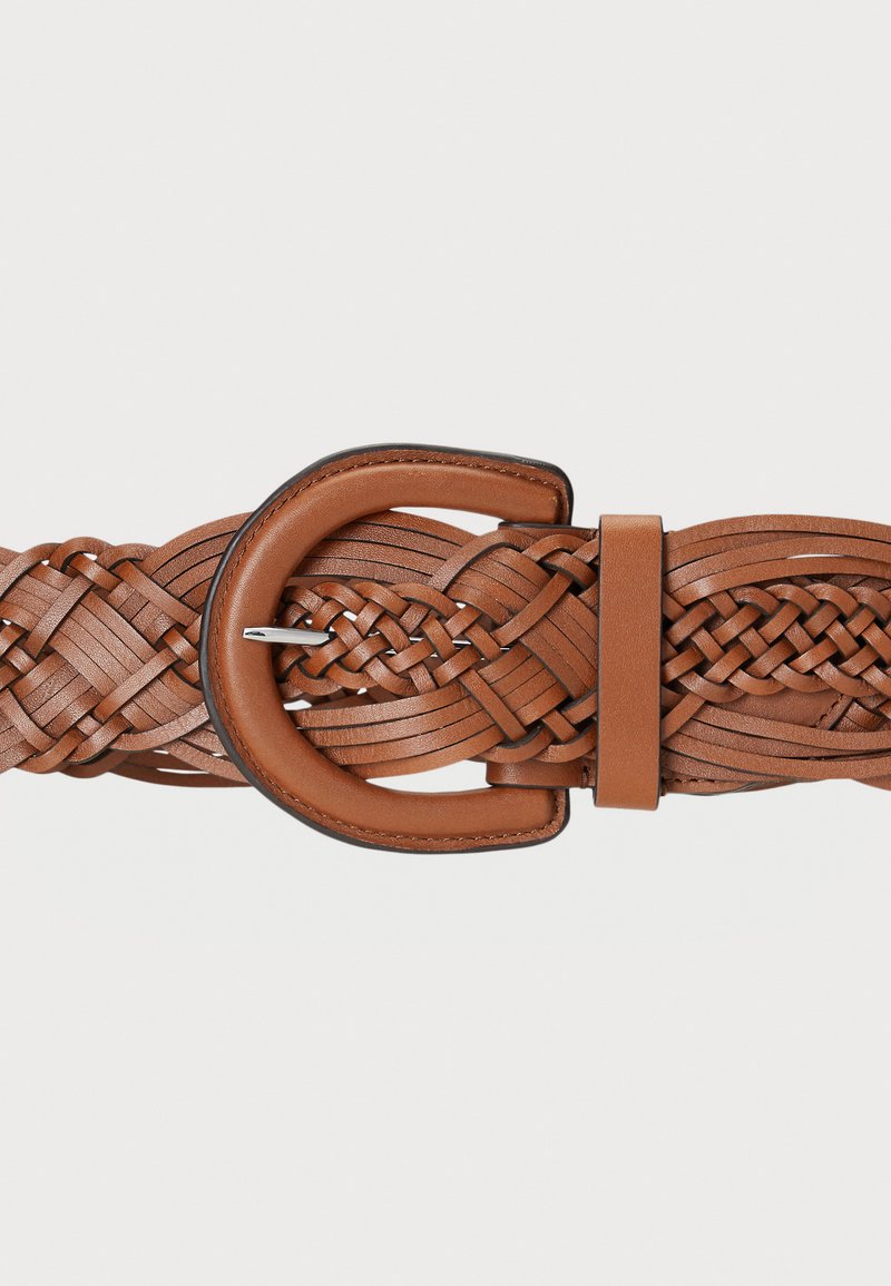 Lauren Ralph Lauren BRAID BELT WIDE Belt lauren tan/tan