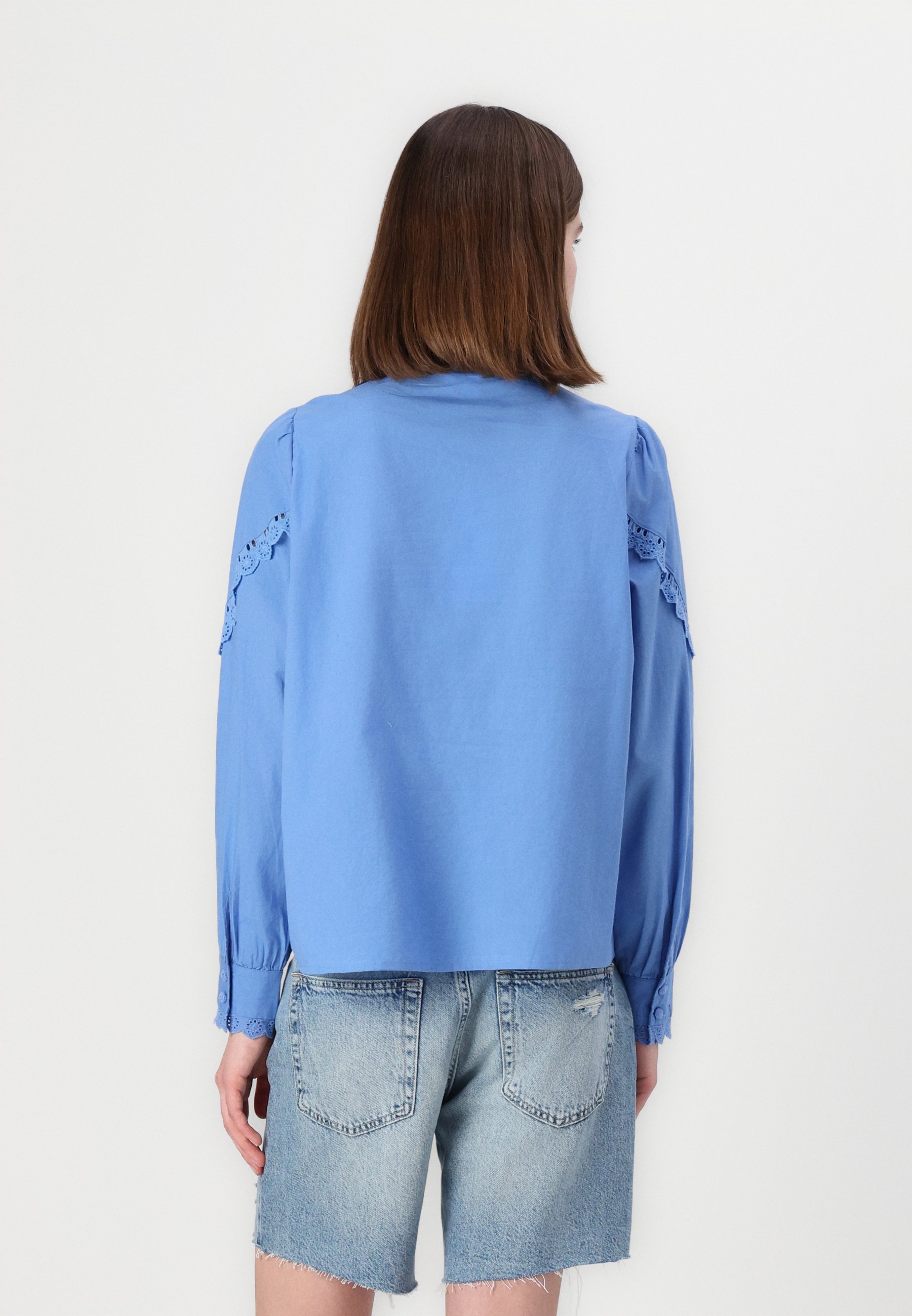 売れ筋商品|||ヤス シャツ レディース トップス YASKOMEA SHIRT - Button-down blouse - provence YAS YASKOMEA SHIRT - Button-down blouse - provence/blue