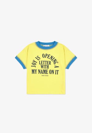 Bobo Choses JOY UNISEX - Camiseta estampada - pale-yellow