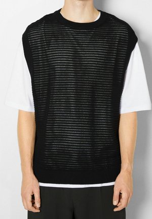 Strickpullover - black