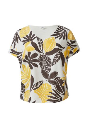 s.Oliver, T-SHIRT - T-shirt imprimé - ecru