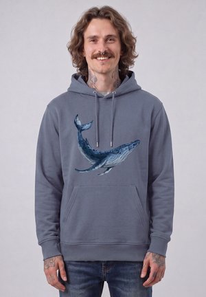 watapparel, WAL UNIISEX - Kapuzenpullover - blue grey